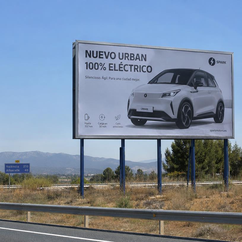 Cartel para valla publicitaria