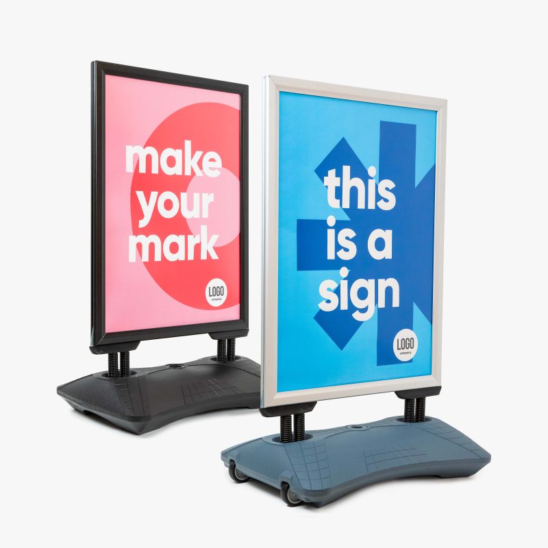 Premium Pavement Sign with Water Tank