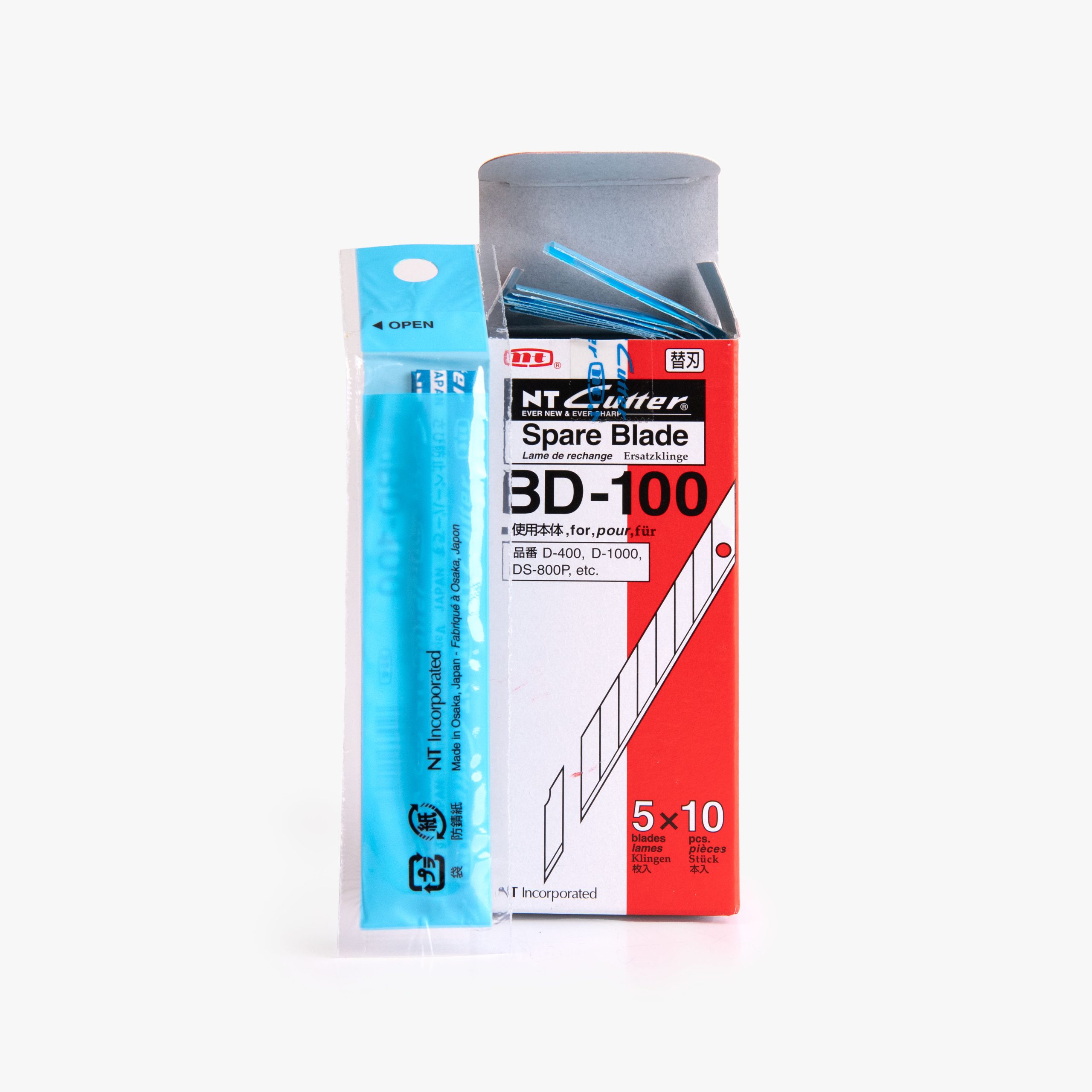 Cuchillas de repuesto para cúter 50 uds.
