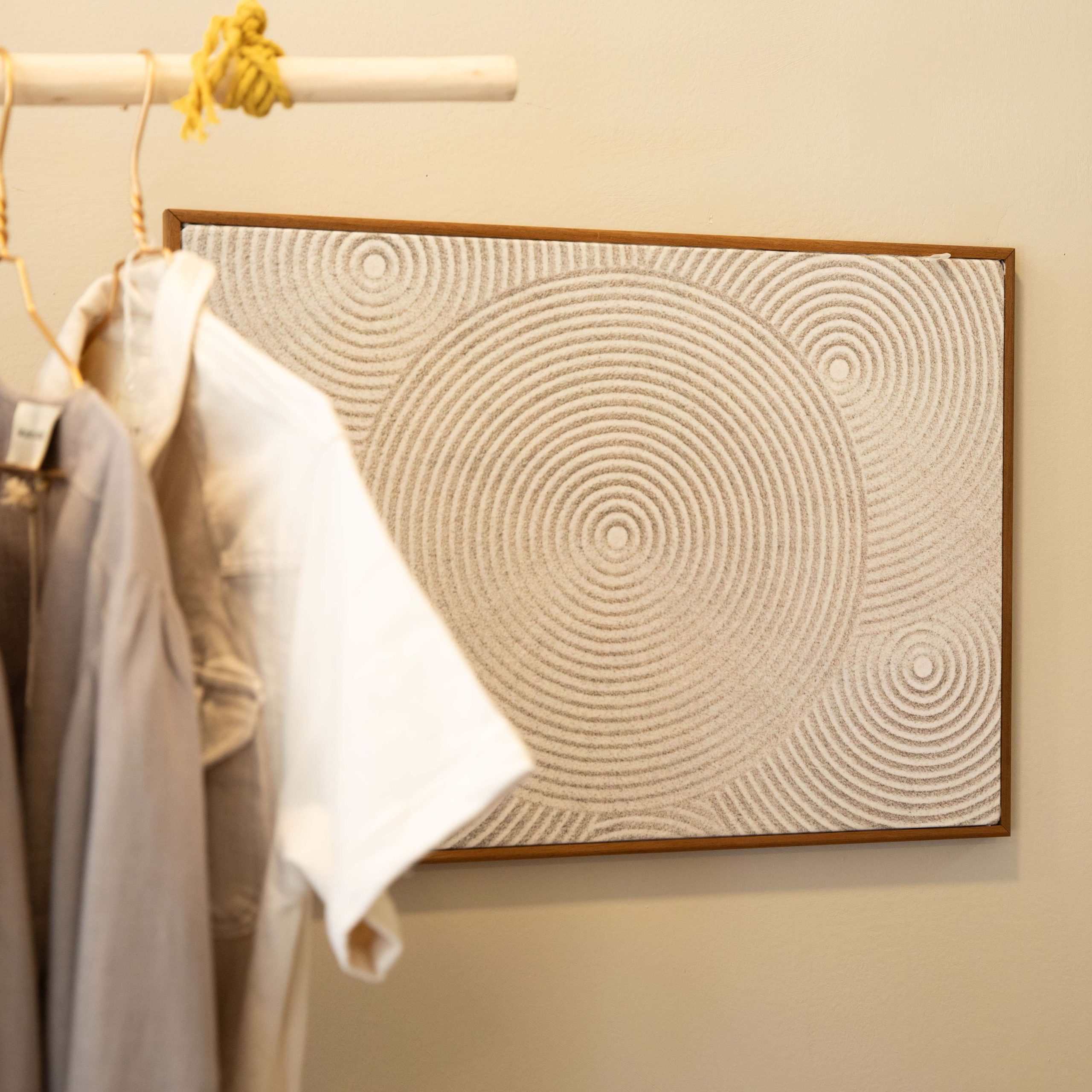 Marco textil de madera para tela tensada