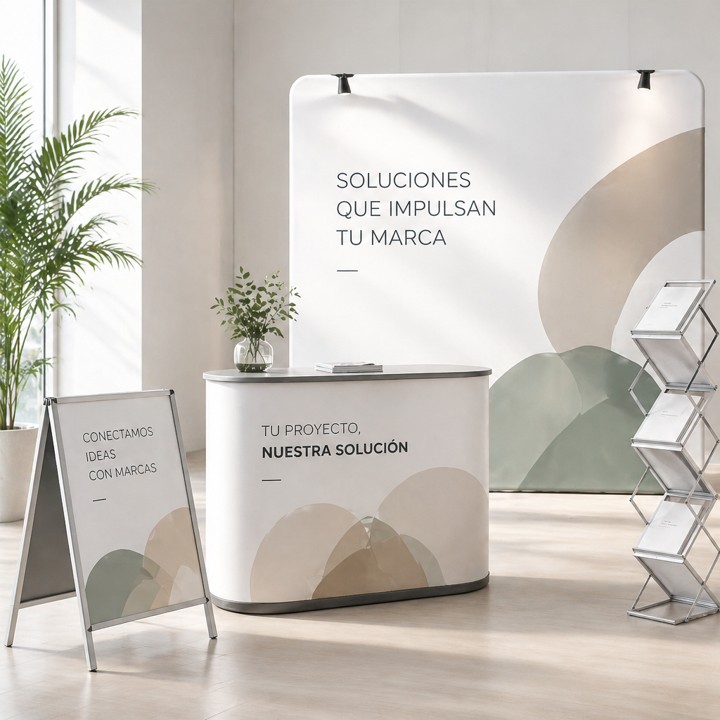 mostradores y expositores personalizados con envios rapidos